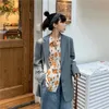 High Quality All Match Brief Casual Fashion Lapel Basic Sale OL Loose Solid Women Office Lady Blazers 210421