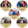 Je serai de retour réélire TRUMP 2024 pièce de monnaie président Donald Trump faux argent Anti jamais Joe Biden MAGA accessoires pour l'élection présidentielle américaine