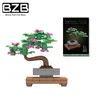 BZB MOC Garden Plant Pink Flower Home Decoration 65278 Miniature Plant Tree Bonsai Building Block Kids Birthday Gifts DIY Toys Q0823