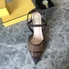 أحذية فاخرة أحذية عارضة الكعوب والصنادل الحرفية الإيطالية جلدية مع صندوق من Size35-41High الجودة