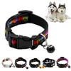 Halsbalsingen Leidingen Decoratie Kraag Veiligheid Huisdier Clip Strap Walking Buiten Halloween Verstelbare Kat Puppy