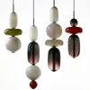 Designer moderne minimaliste boule de verre lampes suspendues dessin animé bonbons éclairage intérieur décor à la maison chambre salle à manger hôtel cuisine