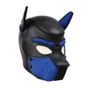 10 colori morbido bondage copricapo imbottito in neoprene cuccioli cappe maschera testa di cane per uomini donne cosplay giochi di ruolo sadomaso fetish adulti eroti4617681