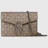 401231 Läder Mini Chain Bag Fashion Women Cross Body Väskor 20cm Tiger Head Spur Woc Wallets 6 Färger Svart Vit Röd Grön Denim Blå Beige Ladie Vintage Flap