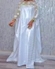 민족 의류 Abaya Dubai 무슬림 럭셔리 스팽글 자수 긴 드레스 아프리카 드레스 여성을위한 kaftan maxi 2021 이슬람교