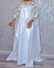 Roupas étnicas Abaya Dubai Muslim Luxo Lantejoulas Bordado Vestido Longo Vestidos Africanos para Mulheres Kaftan Maxi 2021 Islam