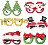 Santa Claus Xmas Tree Elk Paper Glasses Frame Christmas Glasses Photo Prop Christmas decorations new year Navidad kids gift GC582