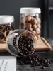 Vakuum Kreative versiegelte Glasflasche Kaffee Vorratsbehälter Lebensmittel Körner Behälter Aufbewahrungsdose Einmachglas Transparent