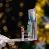 Cartões de felicitações Cartão de Feliz Natal com Envelope 3D Up Santa Snowman Tree Friends Família Presentes de Xmas desejos de Cartão postal