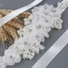 Bröllopssashes trixy s355 charmiga blommor bälten för kvinnor brudbälte rhinestone sash brud accessories6812955