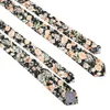 Cravates florales pour hommes femmes 6.5 cm décontracté coton mince cravate à la main coloré fleur mariage fête Gravata costume collier cadeau