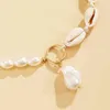 Girocolli Ailodo Boho Shell per donna Elegante collana di perle Collier Summer Beach Fashion Jewelry Regalo per ragazze