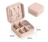 Koreaanse lederen sieraden organizer opbergdoos reizen grote capaciteit multi-layer lade cosmetische gratis levering FHL429-WY1609