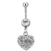 YYJFF D0877 Heart Belly Navel Button Ring Mix Colors