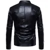 Men's Fur & Faux Leather Jacket Plus Size Motorcycle Handsome Clothing Tops