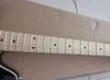 工場卸売左利きのブラックエレキギター、フロイドローズ、メープルフレットボード