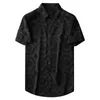 Freizeithemden für Herren, Schwarz, tolle EU-Designer-Marke, Hemd Crown eingetroffen, sehr gute Qualität, kurzärmelig, für Herrenbekleidung 2273