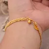 Charm Bilezikler Dubai Altın Renk Kadınlar için Banglesbracelets Erkek Bilezik İslam Müslüman Arap Orta Doğu Takı Afrika Hediyeler