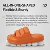 UTUNE MUTE EVA Sofa Slide Grube Sole Soft Soft Sandals Anti-Slip Sandals Mężczyźni Letnie Buty Platformowe Kąpiel 210928