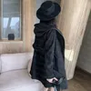 Yeni Tasarımcı Bayan Trençkot Moda Giyim Kapüşonlu Ceket Harfleri Stil Kemer Ile İnce Kıyafet Büyük Boy Ceketler Rüzgarlık Haki ve Siyah Yüksek Kalite