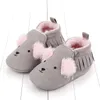 Cartoon Baby Shoes Cute Newborn Boys Girls First Walkers Flats Soft Sole Non-slip Shoes Footwear Toddler Booties 0-18 Months G1023