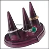 Упаковка ювелирных украшений кольцевой держатель 3 Mounts Decor Decore Jewelry Stand Assories Aessories мешки с доставкой 2021 I9JYU