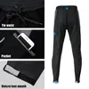 Pantalon de course Santic hommes cyclisme hiver réfléchissant vtt non rembourré respirant coupe-vent pantalons longs taille asiatique WM0C04120