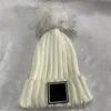 Winter Designer Hüte Frauen Kaschmir Gestrickte Hut Einfarbig Warme Kappe Ski Beanie Caps Damen Mode Mützen