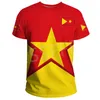 Męskie Koszulki Afryka Kraj Etiopia Tigray Flag DPrint Mężczyźni / Kobiety Lato Casual Śmieszne Tee Krótkie Rękawy Streetwear 1