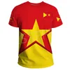 Męskie Koszulki Afryka Kraj Etiopia Tigray Flag DPrint Mężczyźni / Kobiety Lato Casual Śmieszne Tee Krótkie Rękawy Streetwear 1