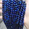 Blauwe tijgers oogsteen diy sieraden accessoire 4-8 10 12 14 mm tijger ogen ronde kralen voor kralen armband ketting maken