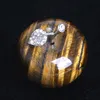 Tiger Eye Crystal Apple تمثال PaperNight Craft Decoration Avg.1.77inches