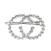 New arrival crystal pearl letters Hair Clips for fashion women Accessories classic designer jewelry