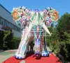 Stock 5m High Customized Giant Advertising Colorful Inflatable Elephant Mascot For Promotion Outdoor