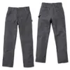 Męskie czarne spodnie stolarskie z podwójnymi kolanami dżinsy robocze denim painter niestandardowe regularne spodnie cargo dla mężczyzn211k