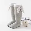 Melario baby meisjes sokken nieuwe mode herfst winter peuter bowtie sokken kinderen casual baby kleding baby-accessoires 210412