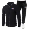 2023 Twopiece Sports Bmw Printed Men039s Jacket Pants Sweater Hooded Wear Casual Suit Men4990280
