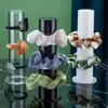 Mücevher Torbaları Çantalar Akrilik Scrunchie Tutucu Stand Kız Clear Scrunchy Tower Saç Kravat Organizatör Bileklik İzleme Ekran Çubuğu Rack289b