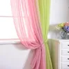 Cortinas de cortina 1 Pcs Voile Swags Todas as Cores Pelmet Valance Net Swag Living Home Decor240u