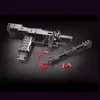 MOLD KING The Mini UZI Gun Building Blocks 14006 Block Toy Model Creative Kids Assembly Mattoni Giocattoli di compleanno Regali di Natale