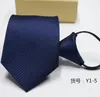 8 cm Clats de marié à glissière Business Fashion Style Slim Neck Tie Simplicité Design Couleur solide Party Fiies formelles paresseuses