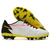 Tiempo Legend 9 AG Mens Soccer Shoes Black Blue Yellow Cleats Football Boots Leather scarpe da calcio