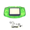 Ny Plast Färgglada Full House Shell Hårdväska med skärmslins ersättning för GBA Gameboy Advance Console Shells Reparation Del DHL FedEx EMS Free Ship