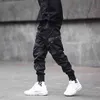 Mężczyźni Bilk Block Black Pocket Spodnie Czarne harem joggers harajukunpant hip hop spodni 9740391