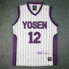 Kuroko Nej Basuke Cosplay Yosen Basket School Uniform Murasakibara Atsushi Jersey 9 12 Sportkläder Män T-shirt Shorts Kostym Set Y0913