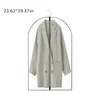 Boîtes de rangement bacs imperméables vêtements cache-poussière Transparent suspendus vêtement robe costume manteau placard sacs