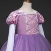 Flickklänningar Flickklänningar Cosplay Prinsessdräkt Barn Halloween Karneval Festkläder Barn Jul Disfraz Robe