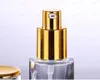 Empty Refillable Clear Glass Pump Bottle(10ML~120ML) for packing Lotion, Cream Cosmetic Jars Travel Small Container 20g 30g 50g