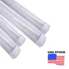 LED-rörljus 8FT V Form integrera 4FT 5FT 6FT 8 Feet T8 Dual SMD2835 Tubes Cool Belysning Strip Bar Fixture USAlt