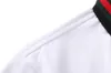 2022 رجل بولو مطبوع قميص الكرتون 100٪٪ قصيرة الأكمام camisas الوقوف طوق الذكور القمصان M-3XL # 33